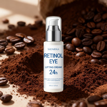 Eye Cream for Dark Circles & Puffiness - Firming Hyaluronic Acid Eye Gel with Collagen Retinol Caffeine for Tightening Smoothing & Hydration, Anti-Aging Under Eye Treatment 2 Pcs