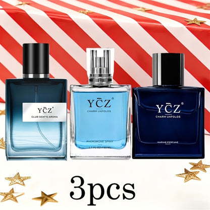 Men's Cologne Gift Set - Eau de Parfum Lavender Fresh & Warm Woody Long Lasting Fragrance, Multi-Piece Sets 2 3 or 4 Bottles, Perfect for Dates Office & Everyday Wear