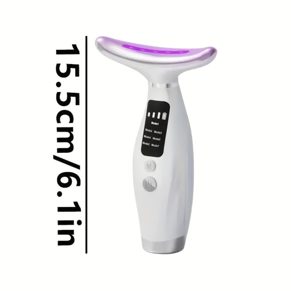 7-in-1 Facial and Neck Beauty Device, Multifunctional Rechargeable Face & Neck Massager - Perfect Gift for Women & s, Christmas Present, Neck And Face Lifting Massager, Face Massager, Face Massager for Women