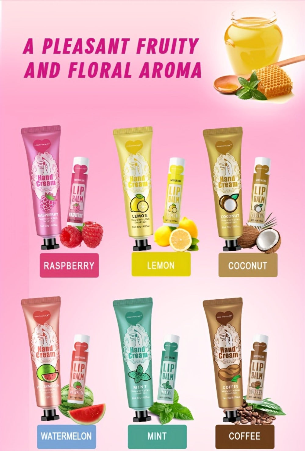 48pcs/Sets Hand Cream & Lip Balm Gift Sets - Perfect For Wedding, Friend Gatherings, Or As A Party Favor! Includes 12pcs Hand Cream, 12pcs Lip Balm, 12pcs White Heart-Shaped Hot Stamping Yarn Bags, And 12pcs Thank You Cards. Mother'S Day Gift