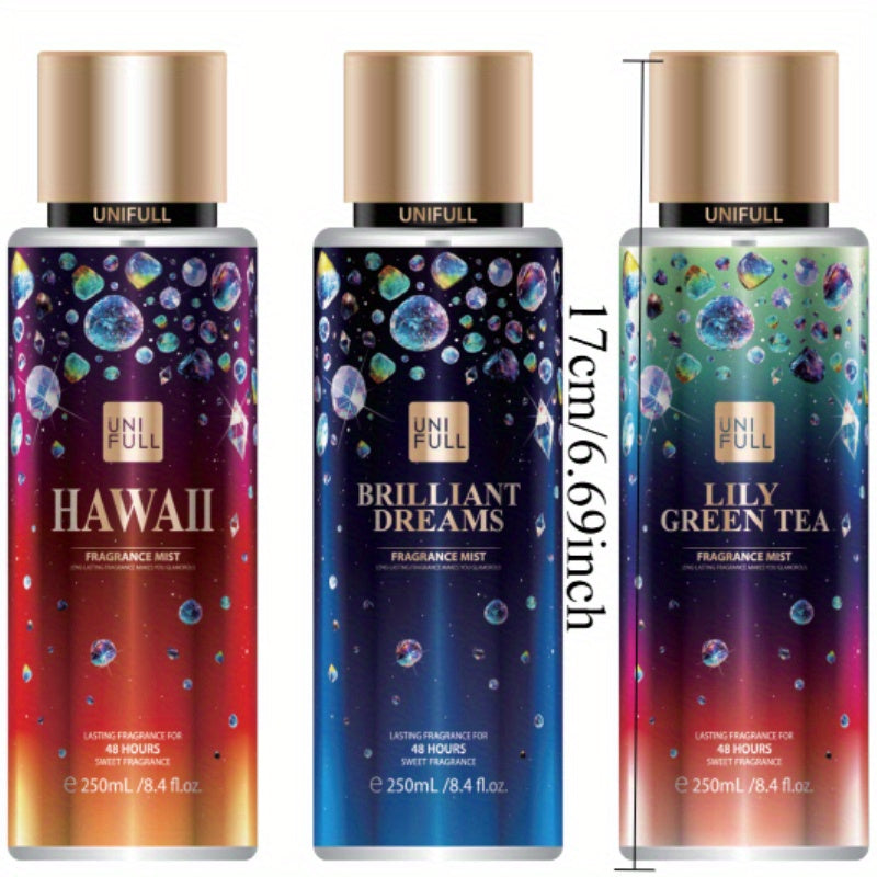 [Long-lasting Perfume Mist] Long-lasting 8.4oz Ladies' Hair and Body Perfume Mist | Fragrance for Dates, Parties & Gifts