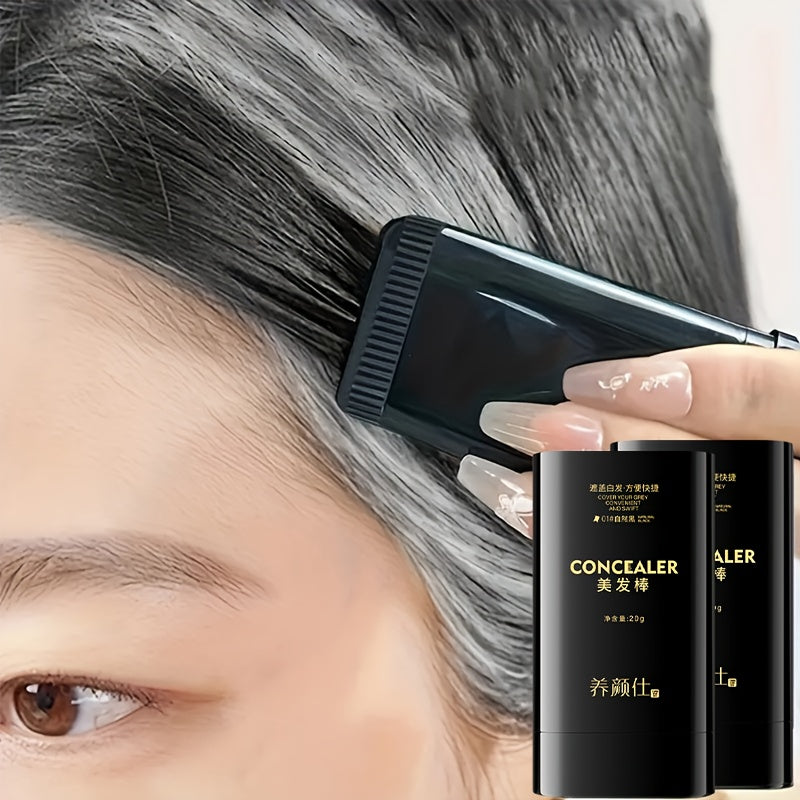 CONCEALA Hair Dye Stick with Built-in Comb - Easy Twist Applicator, Waterproof & Sweatproof, Long-Lasting Color, Covers Gray, Includes Plant-Based Squalane, Perfect for On-the-Go Touch-Ups, 3 Shades Available