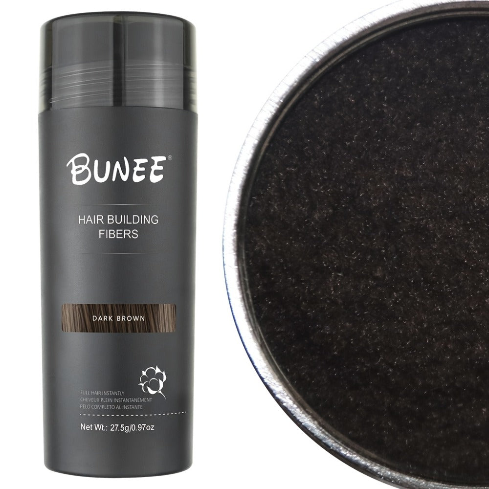 Hair Building Fibers Instant Thickening Powder for Thinning Hair — Natural Volume & Density, All-Day Hold, Washable & Non-Staining, 7 Color Options for All Hair Shades