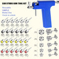 A Professional Ear Piercing Kit, Including 1 Professional Ear Piercing Gun, 34pcs Stainless Steel Ear Stud, Suitable for Salon And Home Use, Add A Touch Of Elegance to Your Ears And Unlock An Exclusive New Experience Of Wearing Earrings.
