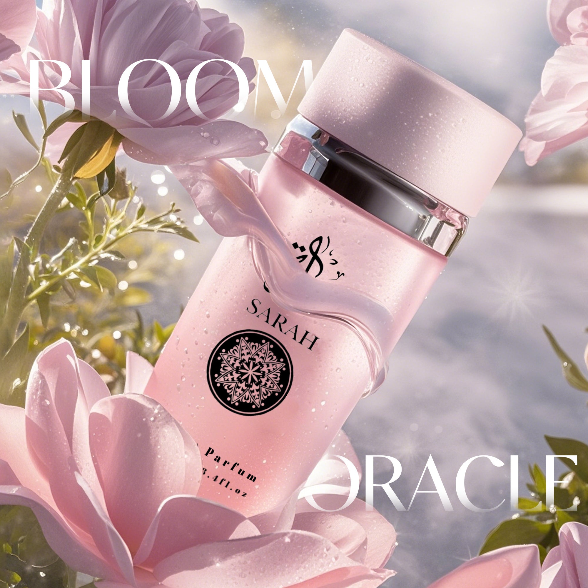 SARAH Women's Eau de Parfum 3.4 Fl Oz | Dewy Floral & Amber Vanilla Scent | Elegant Feminine Fragrance .