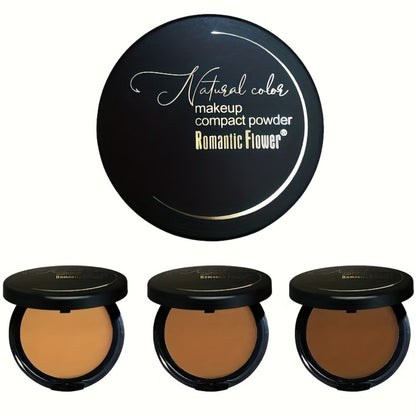 Matte Setting Powder Palette Waterproof Sweat-Proof Buildable Coverage Squalane Formula Brightening Contouring Face Powder for All Skin Tones
