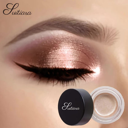 Jelly Eyeshadow 2pcs Shimmer Gel Single Color Sunset Copper High Gloss Long Lasting Fade Resistant Eye Makeup for Women Party Holiday Glam