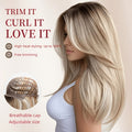 A Stylish 22-Inch Synthetic Heat-Resistant Wig, Perfect for Everyday Wear And Special Occasions - Ideal for Beginners, Making It a Great Choice for Valentine'S Day, Mother'S Day, Birthdays, Parties, Holidays, Gatherings