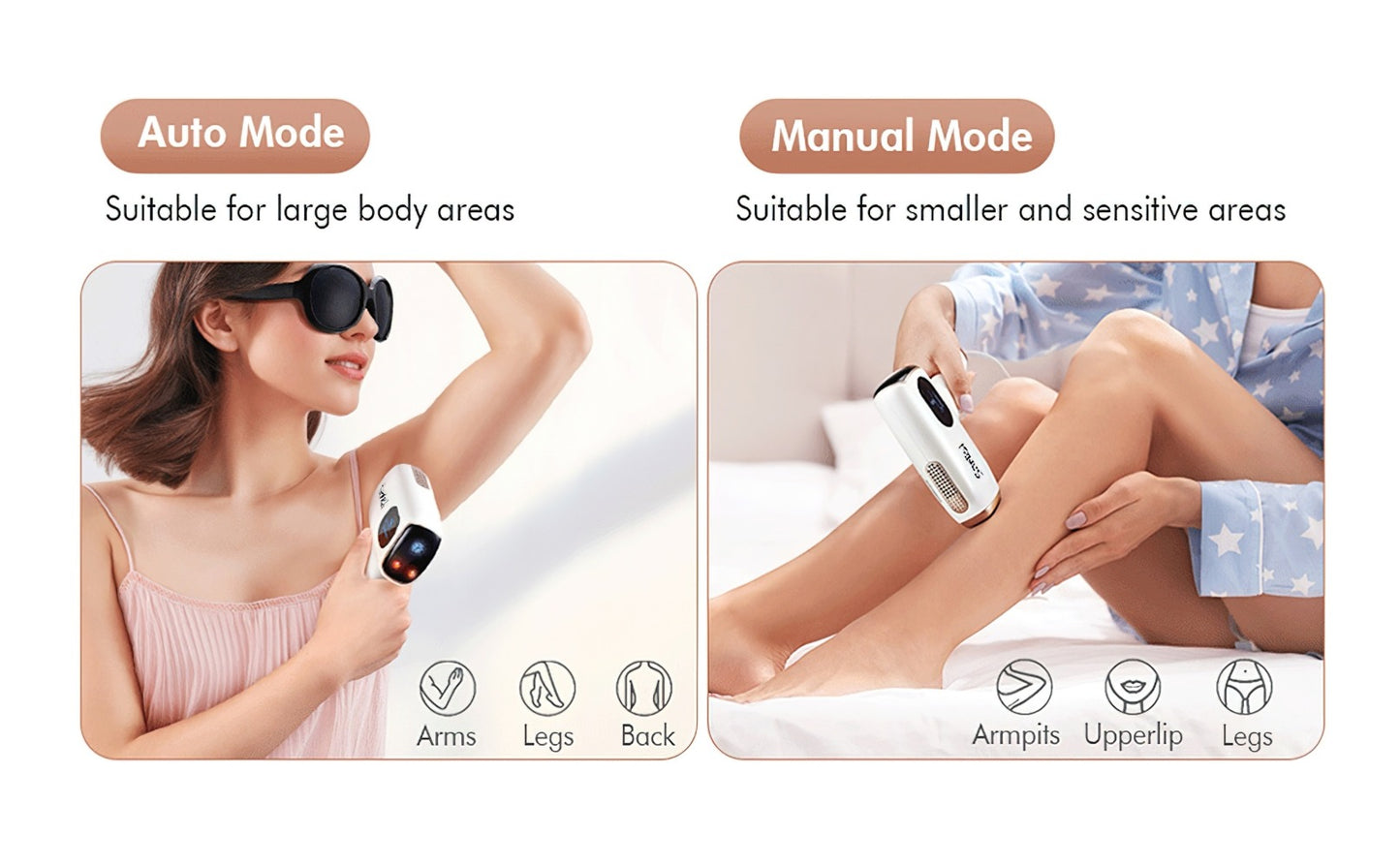 IPL Hair Removal Device for Women and Men - 9 Modes Auto Flash Painless Permanent Hair Removal Machine, Full Body At-Home IPL Laser Hair Remover for Face Legs Underarms Bikini Line