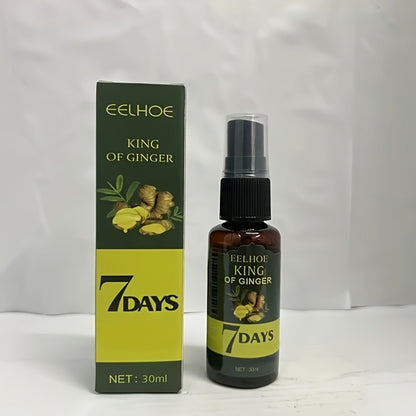 Ginger Hair Oil & Biotin Hair Serum 2-Pack Set - Scalp Nourishing Moisturizing Hair Growth Treatment for All Hair Types 7-Day Ginger Care Men Women Gift Set