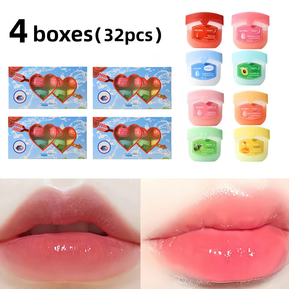 32pcs Moisturizing Lip Balm Set: Nourishes Dry Lips with 24h Hydration. Long-lasting Formula Combats Dryness, Ldeal Gift for Christmas, Valentine's Day, Mother's Day-perfect for Friends&Family