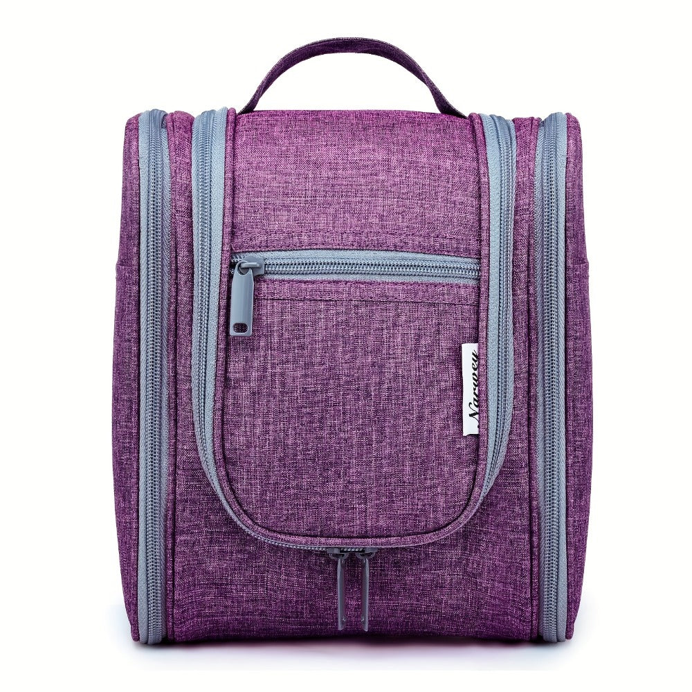 Hanging Toiletry Bag for Women Travel Makeup Bag Multi-Compartment Cosmetic Organizer with Hook Large Capacity Waterproof Toiletry Pouch for Travel Cruise Gym