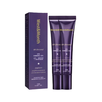 Eye Cream Firming 60 Second Formula with Caffeine Retinol Hyaluronic Acid Moisturizing Anti-Puffiness Under Eye Tightening Cream Alcohol-Free 0.66fl oz Skincare Gift for Women