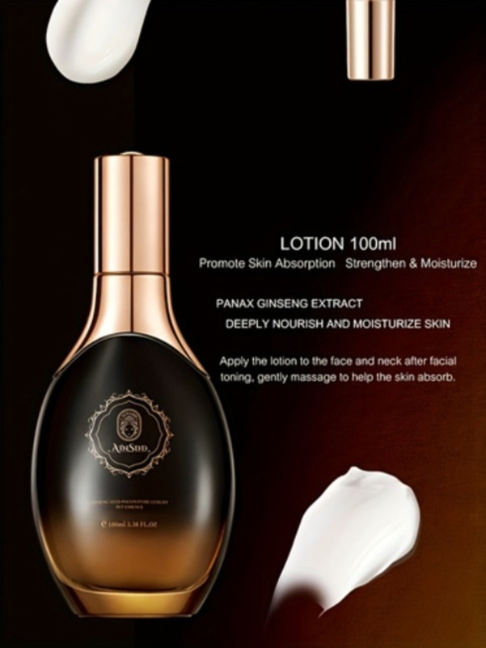 Ginseng Seed Luxury Skin Care 12pcs Set Helps Skin Maintain A Youthful Glow, Enhances Skin'S Natural Defense Moisturizes Skin To Reduce The Appearance Of Dry Lines, Makes Skin Look Smoother Alcohol-free, Christmas Gift Recommendations