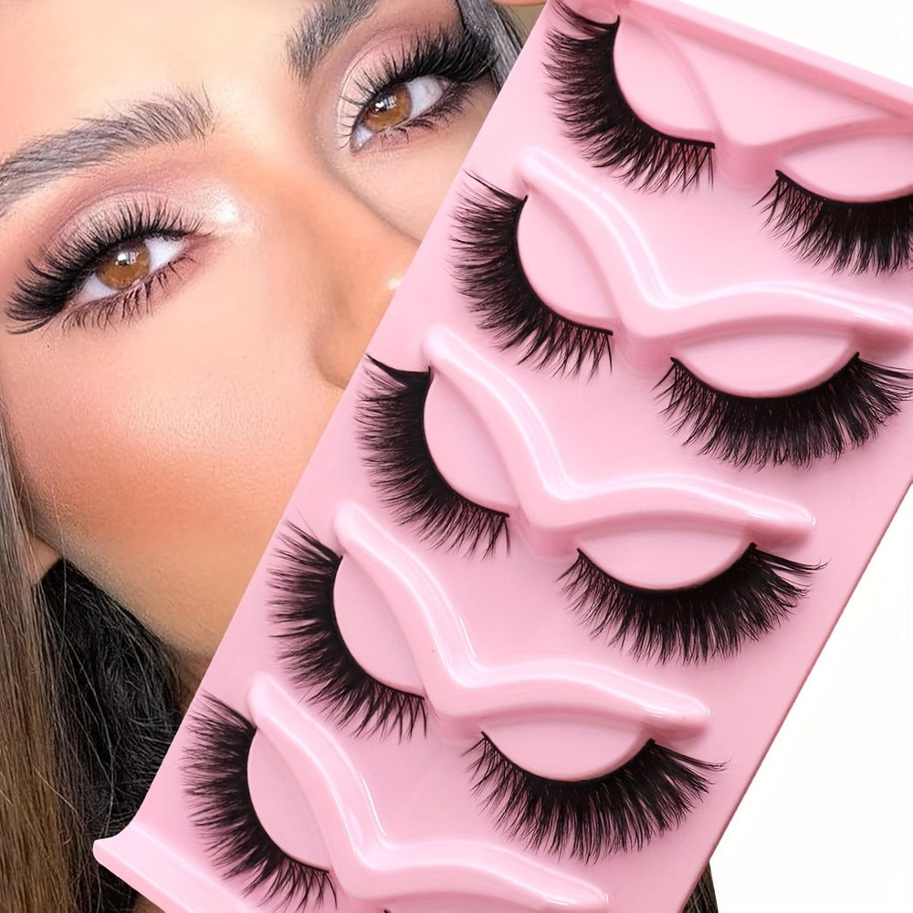 3 Packs Of 15 Pairs Of Long Cat-eye False Eyelashes - A Perfect Holiday Gift, Long And Thick For A Glamorous Look - Reusable Strip False Eyelashes For Captivating Eye Makeup, A Must-have Gift For Easter, Spring, And Summer.