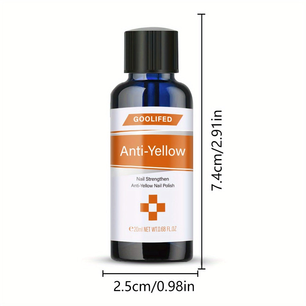 Anti-Yellowing Nail Strengthening Liquid, Extra Strong Nail Liquid, Softens And Moisturizes Nails And Cuticles, Keeps Nails Smooth And Shiny, Gentle And, Care Toes Nail And Fingers, for Men And Women Daily Nail Care