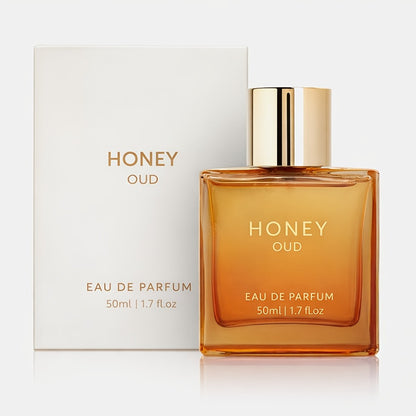 Arabian Oud Perfume Set Honey Oud & Date EDP 50ml Long Lasting Warm Amber Woody Oriental Fragrance for Women Men Unisex Gift