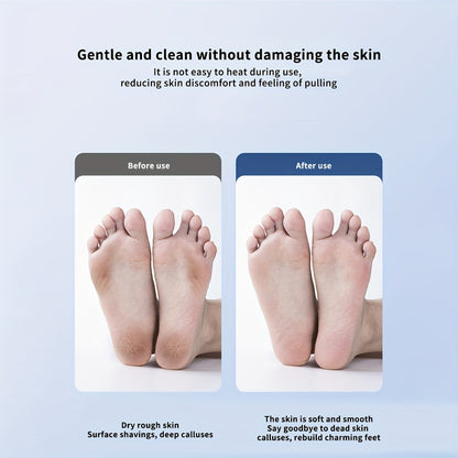 Electric Foot Grinder Automatic Callus Remover Dead Skin Exfoliator Pedicure Machine Rechargeable Foot File Scrubber for Cracked Heels Rough Skin Home Salon Use White