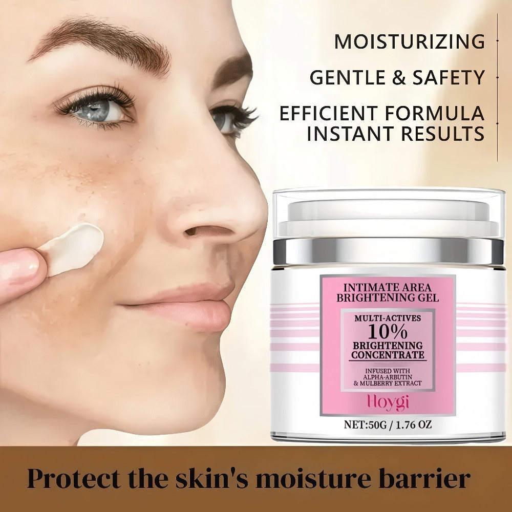 50g Arbutin Brightening Cream, Knee Brightening Cream, Look Reduced The Appearance Of Dullness. Suitable for Brightening Face, Knees, Intimate Areas, And Underarms. Evens Light Beige. Daily Exfoliating Moisturizer.