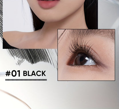 3D Curling Mascara — Volumizing, Waterproof & Smudge-Proof Eyelash Wand, Long-Lasting Nourishing Formula, Suitable for All Eye Types, Korean Makeup Style, Black & Brown, Curling & Precision Design