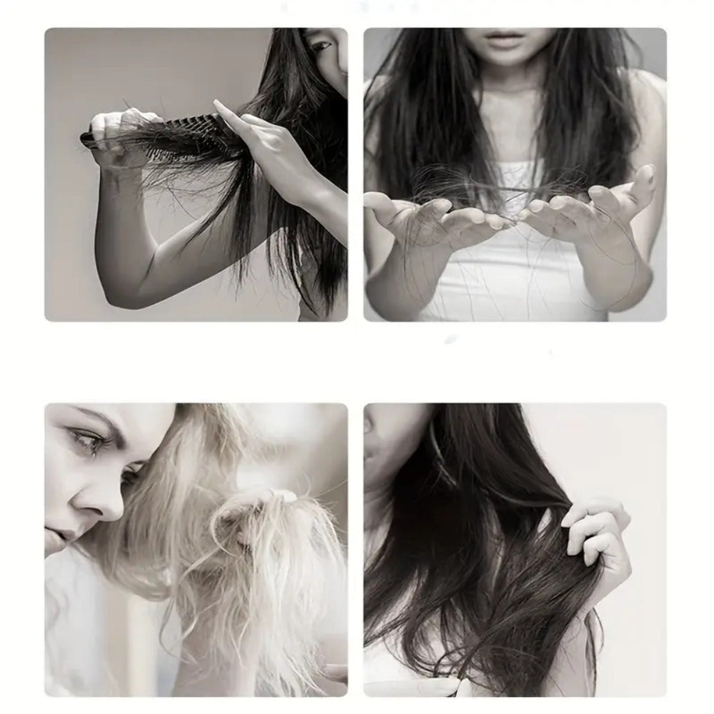 5pcs Hair Comb Set Cushion Comb Comb Curling Brush Women's Smooth Hair Comb-Static Comb Scalp Massage Comb