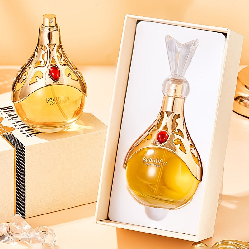 3.38oz 1 Bottle Of Golden Age Perfume Hard Box Packaging Gift Packaging Spray Perfume Long-lasting Fragrance Floral And Fruity Fragrance Perfume Sports Party Perfume Couple Dating Dinner Perfume Satisfying Gift Perfume Mature Women's Perfume