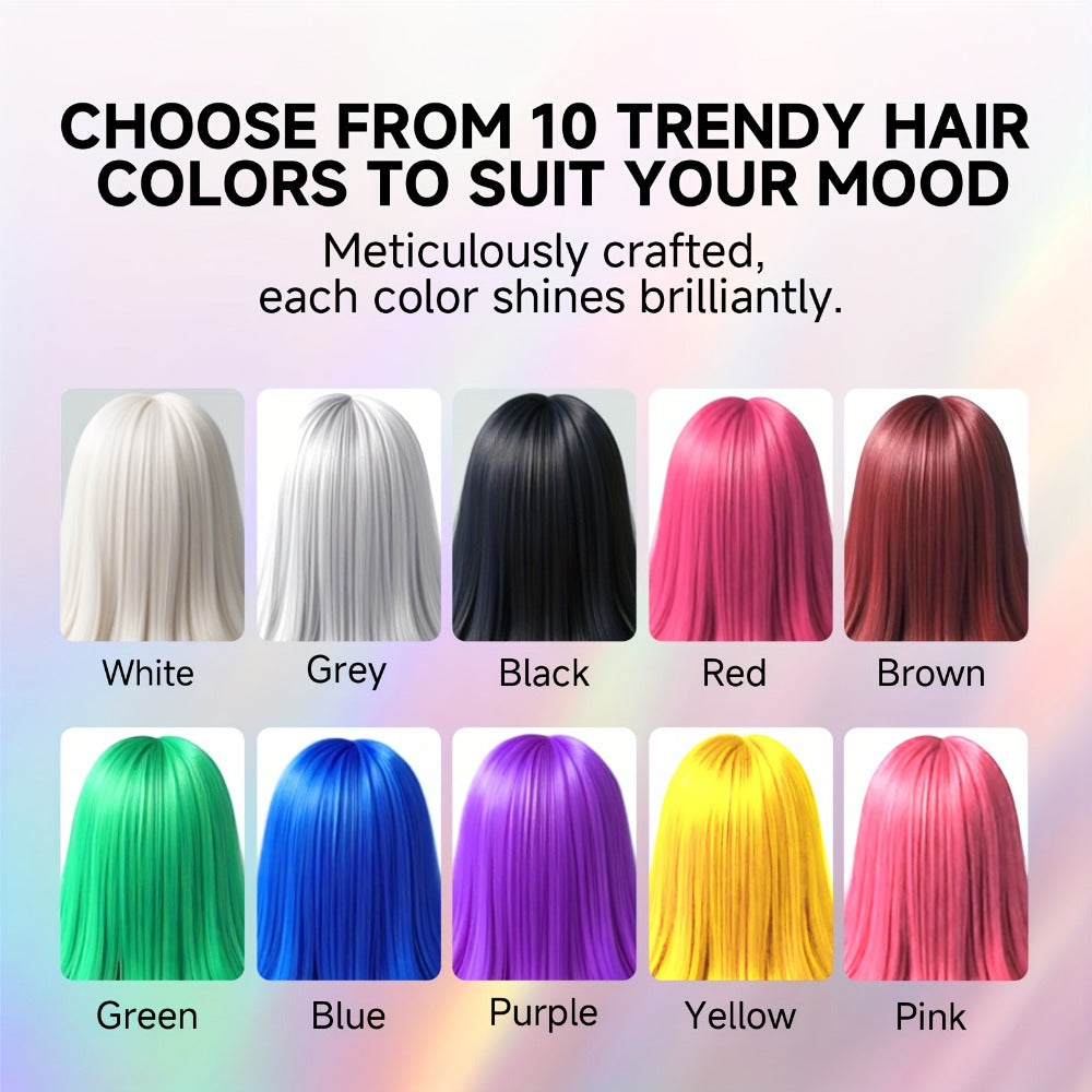 Temporary Hair Color Wax 120g - Washable Hair Dye for Men & Women | 13 Vibrant Shades | Easy Application | Party, Festival & Everyday Styling | Long-Lasting