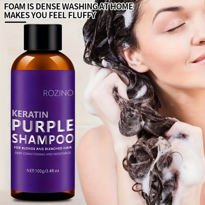 Purple Shampoo and Conditioner Set 2pcs - Toning, Deep Cleansing & Moisturizing for Blonde, Silver & All Hair Types | Strengthens Hair, Prevents Breakage & Split Ends
