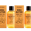 2pcs Oceaura Shea Butter Body Oil. This Oil Is Gentle And Moisturizing, Suitable for The Entire Body. It Has a Light Texture And Is Easily Absorbed. The Body Oil Has a Mild Cleansing Formula, with Thick And Creamy Foam That Is Not Tight. It Is Sui