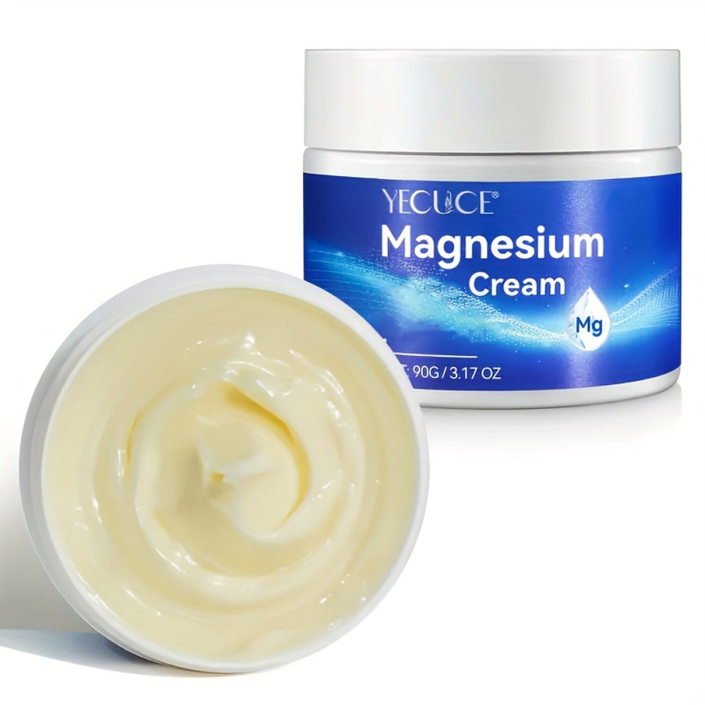 2pcs/ Magnesium Sleeping Cream: Pure Magnesium Body Cream (6.34 Oz) - Alcohol-Free, Contains, Magnesium Chloride, Suitable for All Skin Types, Regulates Dry Skin, Body Moisturizer, Cream, Unisex