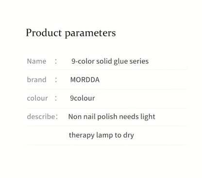 Solid Gel Nail Polish Set 9 Pcs — Gradient Effect, High Saturation Colors, Shiny Gloss Finish | LED Curable Multifunctional Nail Gel | Spring Summer Manicure DIY Kit for Women | Ancola Red Collection