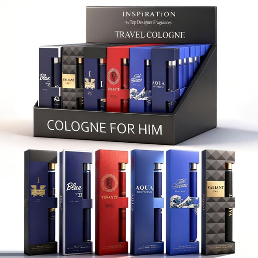 6pcs Men'S Travel EDP Gift Set - 2 Sets Available (6 Scents Each) | 12 Unique Fragrances Total, Long-Lasting for Holiday & Dating