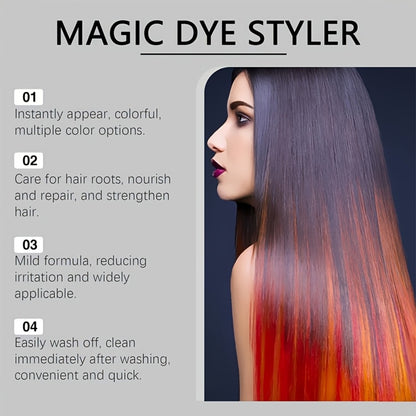 Temporary Hair Dye Wax 130g | Instant Color Hair Styling Wax for Party Halloween Cosplay | Dazzling Vivid Colors | Quick Apply & Easy Wash Out | Blue & Orange