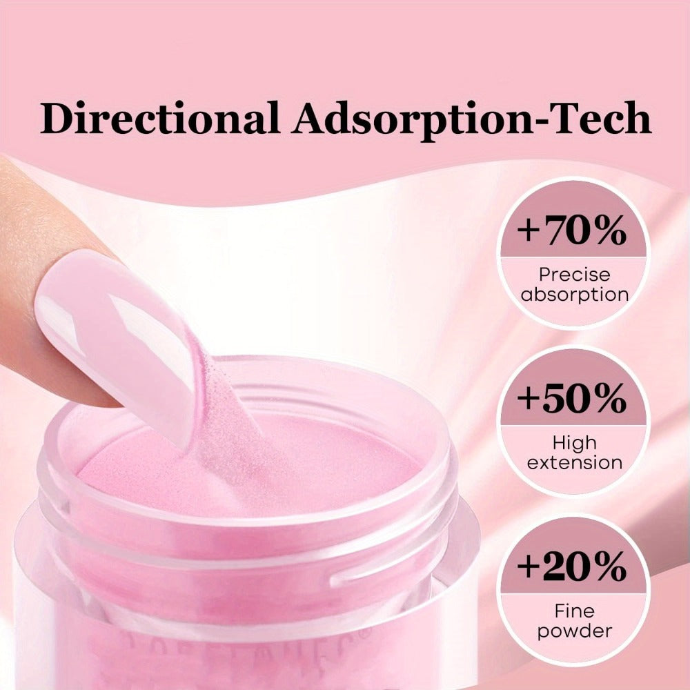 11pcs Dip Powder Nails Kit Starter – Perfect for French Manicures & Salons – 4 Colors, Base & Top Coat, And Nail Tools!