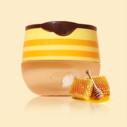 Lip Balm Honey Pot Set 8PCS – Propolis Moisturizing Honey Lip Mask with Applicator Stick, Deep Hydration & Repair for Dry Chapped Lips, Nourishing Lip Care Treatment