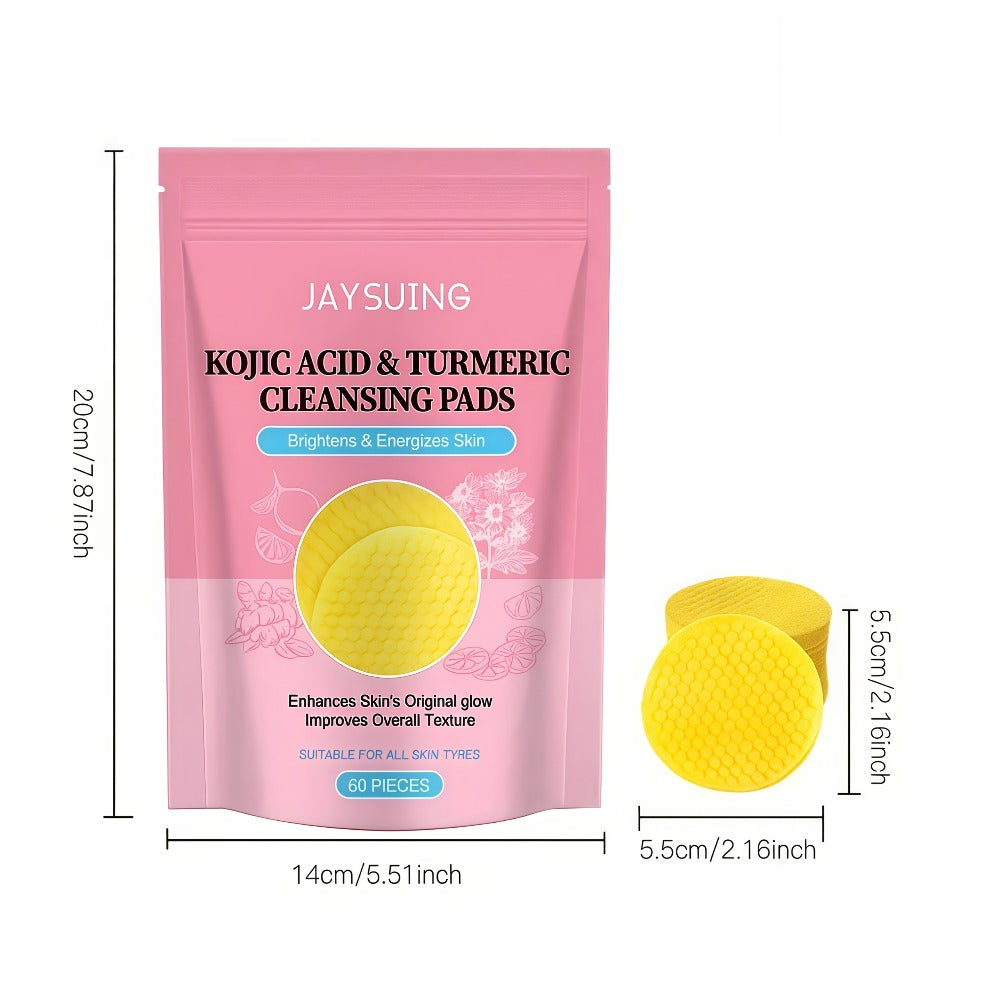 180pcs Of Citric Acid And Turmeric Cleansing, Soft And Gentle, Niacinamide And Turmeric Cleansing Deep Cleansing, Moisturizing And Makeup Remover, Suitable for All Skin Types, Easy to Use, Women's Beauty And Skincare Products