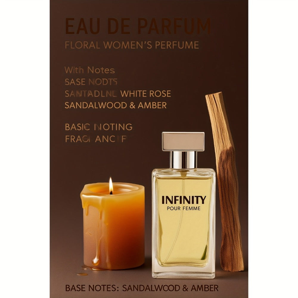 Floral Oriental Perfume for Women Eau de Parfum 75ml | Lady One Bergamot White Lily Rose Sandalwood Amber Long Lasting EDP Spray | Feminine Gift for Her