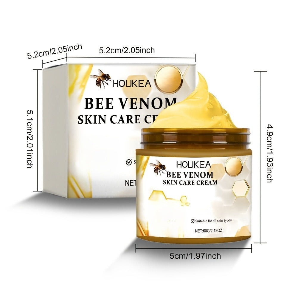 3pcs Bee Venom Body Firming Cream, Provides Long-lasting Hydration And Moisturization, And Firms The Skin. Contains Hyaluronic Acid, Suitable for The Neck, Knees, Legs, And Hands. The Perfect Choice for Daily Care, Gift Choices for Christmas