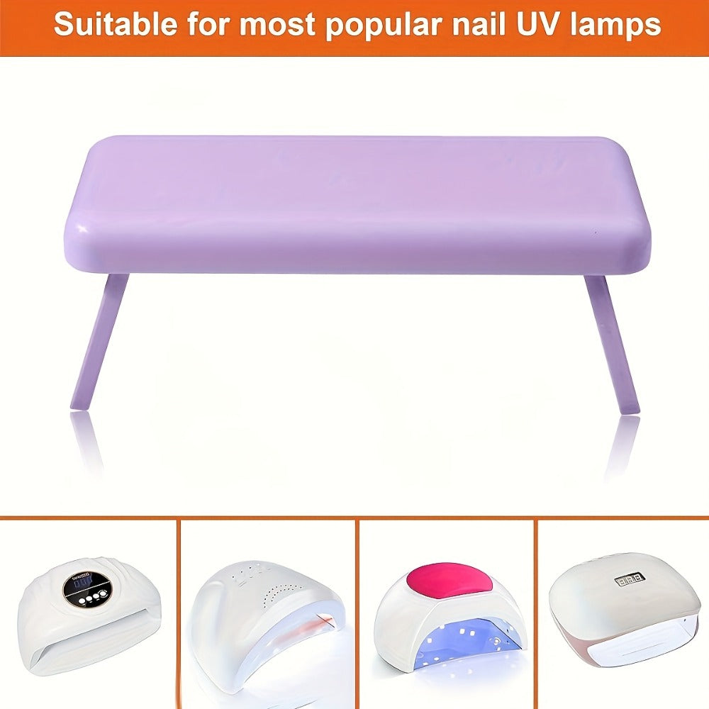 1pc Folding Nail Armrest, Nail Technician Hand Support - Salon Wrist Bracket - Nail Pillow - Nail Pillow Armrest - Portable Scaffold - Nail Station Essentials