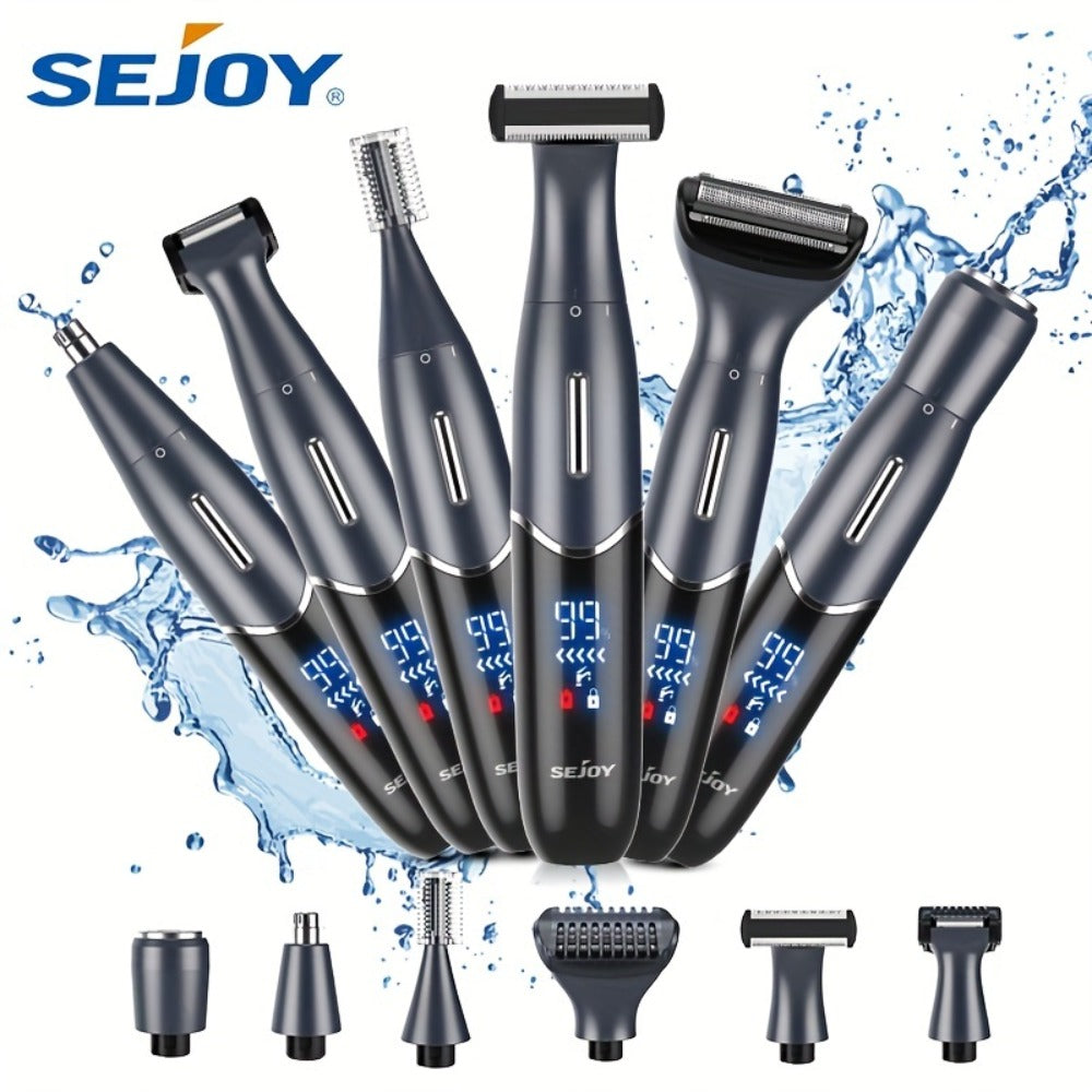 6in 1 Electric Razors for Women&Men, Bikini Trimmer, Hair Remover Kit for Face, Eyebrow, Nose, Arms, Legs And Pubic Hair, Wet And Dry Painless Razor