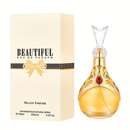 Floral Eau de Parfum for Women 100ml - Long Lasting Fruity Floral Perfume Spray | Talc-Free EDP 10-20% Concentration Refreshing Daily Fragrance Gift for Her 3.4oz