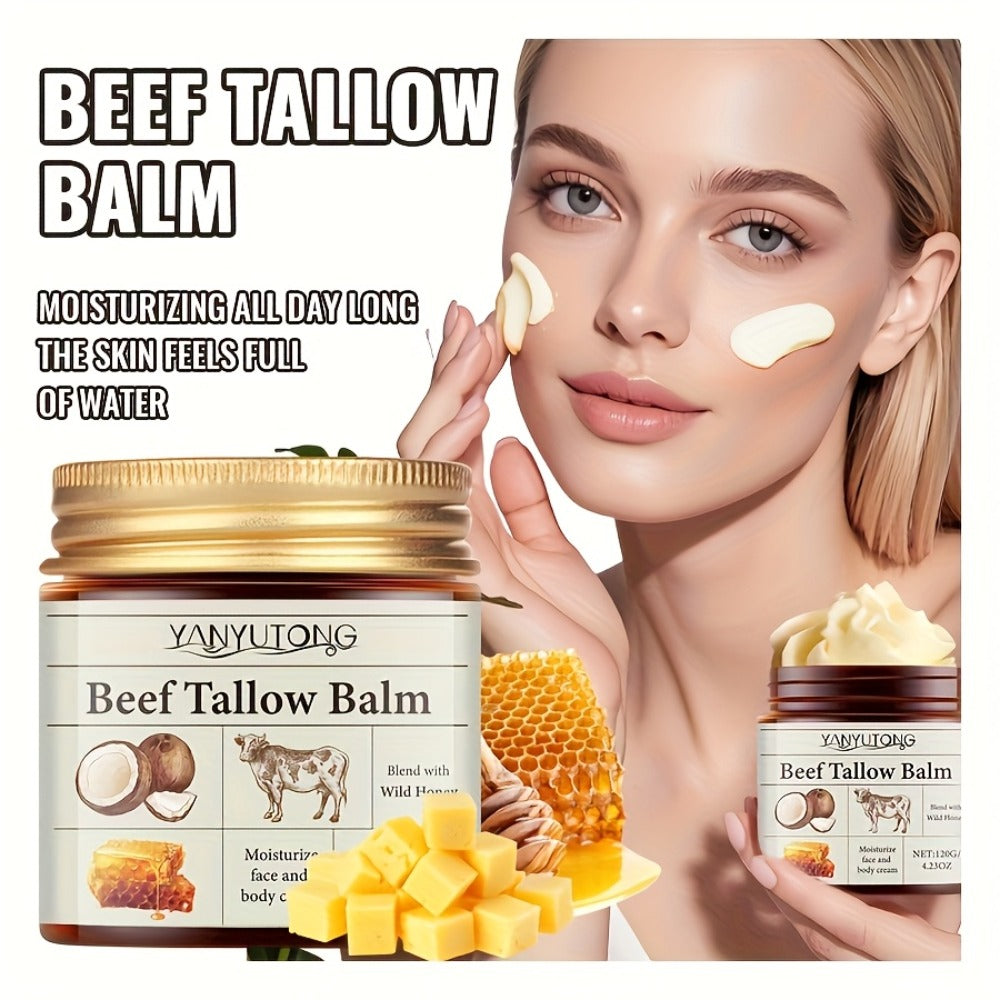 Immediate Lifting Cream with Beef Tallow, Honey, And Bee Venom - Tightening, Alcohol-Free, Moisturizing, Budget-Friendly for Light to Medium Skin Shades, Ideal Present