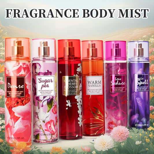 8 Fl.oz/236ml Hair & Body Mist For Women, Floral Fragrance Mist, Fresh Body Spray, Long-Lasting Perfume, Perfect For Daily Use, Dating, Parties And Gift Giving