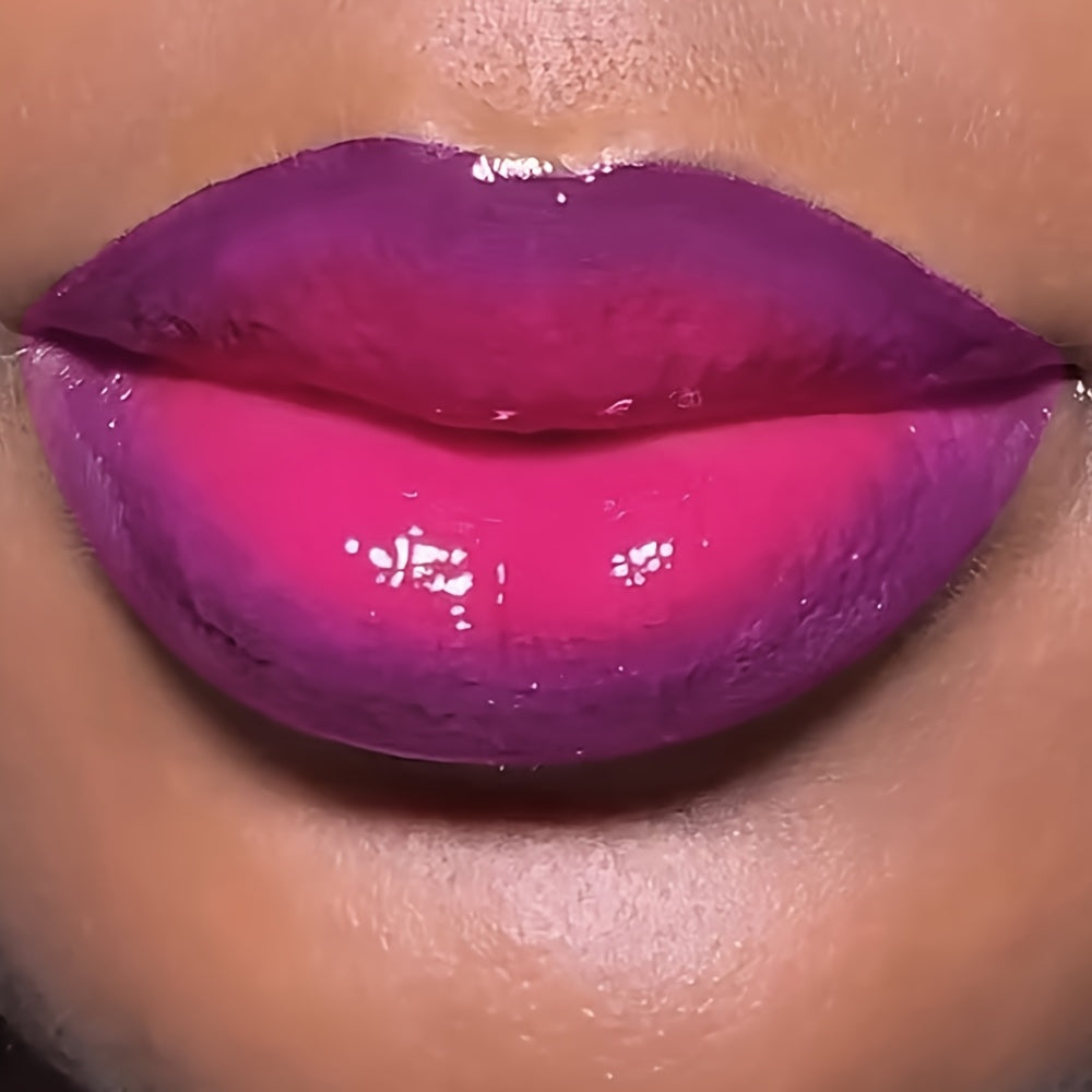 [Ideal Valentine's Day Gift] 3pcs Velvet Matte Lip Gloss Set, Long-Lasting Waterproof Lip Oil, Non-Stick Cup, Glossy End, All Skin Types, Berry Tones, Adult, Ideal Valentine's Day Gift