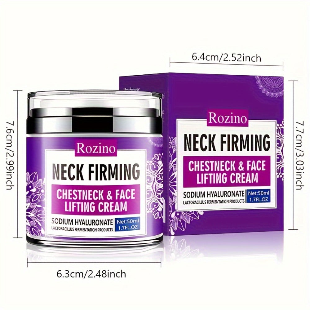 ROZINO Facial And Neck Lifting Cream - Provides Immediate Tightening And Lifting Effects, Diminishes The Appearance of Wrinkles, And Enhances The Look of Aging, Loose, And Dull Skin. Specifically Formulated to Boost The Beauty of The Neck And Face.