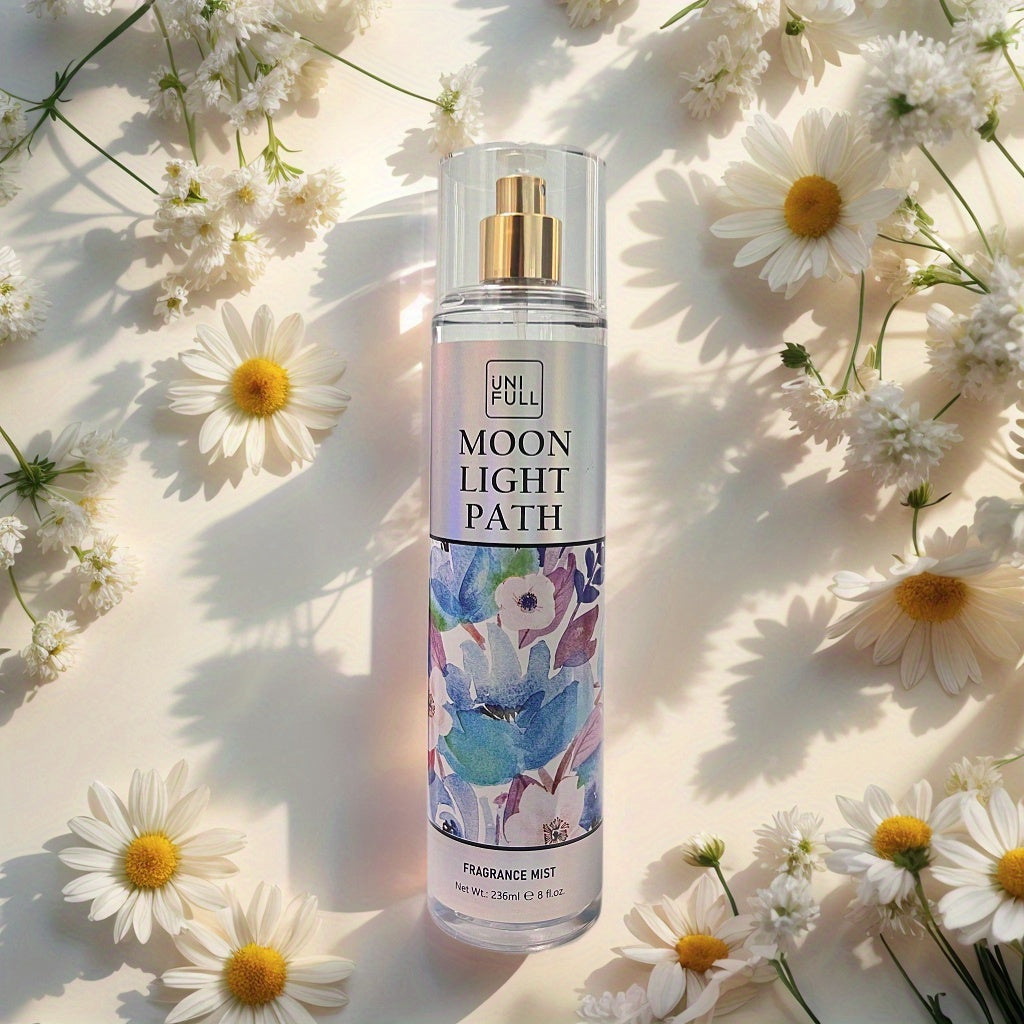 Hair & Body Perfume Mist 8oz - Long-Lasting Floral Fragrance Spray for Women, Unisex Body Mist, 12 Scents for Dates, Parties & Everyday Wear