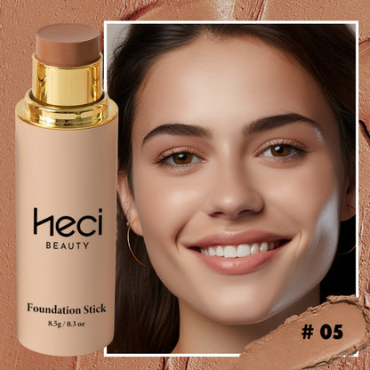 Concealer Foundation Stick 2pcs - Full Coverage CC Cream Waterproof Long-Lasting Matte Finish, Lightweight Moisturizing Formula for Light to Medium Tan Skin Tones, Multi-Purpose Flawless Makeup