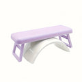 1pc Folding Nail Armrest, Nail Technician Hand Support - Salon Wrist Bracket - Nail Pillow - Nail Pillow Armrest - Portable Scaffold - Nail Station Essentials