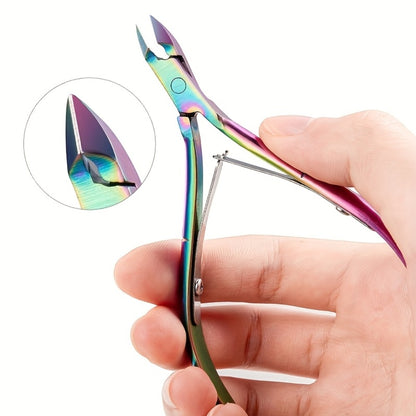 Nail Care Kit 15pcs Professional Stainless Steel Cuticle Nipper Pusher Nail File Gel Polish Remover Manicure Pedicure Tools Nail Tech Set