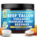 ARCTIC BEAUTY! Whipped Beef Tallow Moisturizer: All-in-One Face & Body Cream for All Skin Types